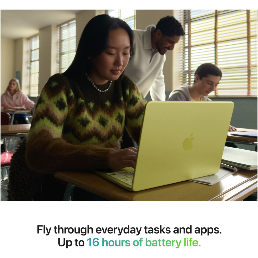 Apple MacBook Neo 13" cu procesor Apple A18 Pro, 6 nuclee CPU, 5 nuclee GPU, 16 nuclee Neural Engine, 8GB RAM, 256GB SSD, Silver, Tastatura US English [3]