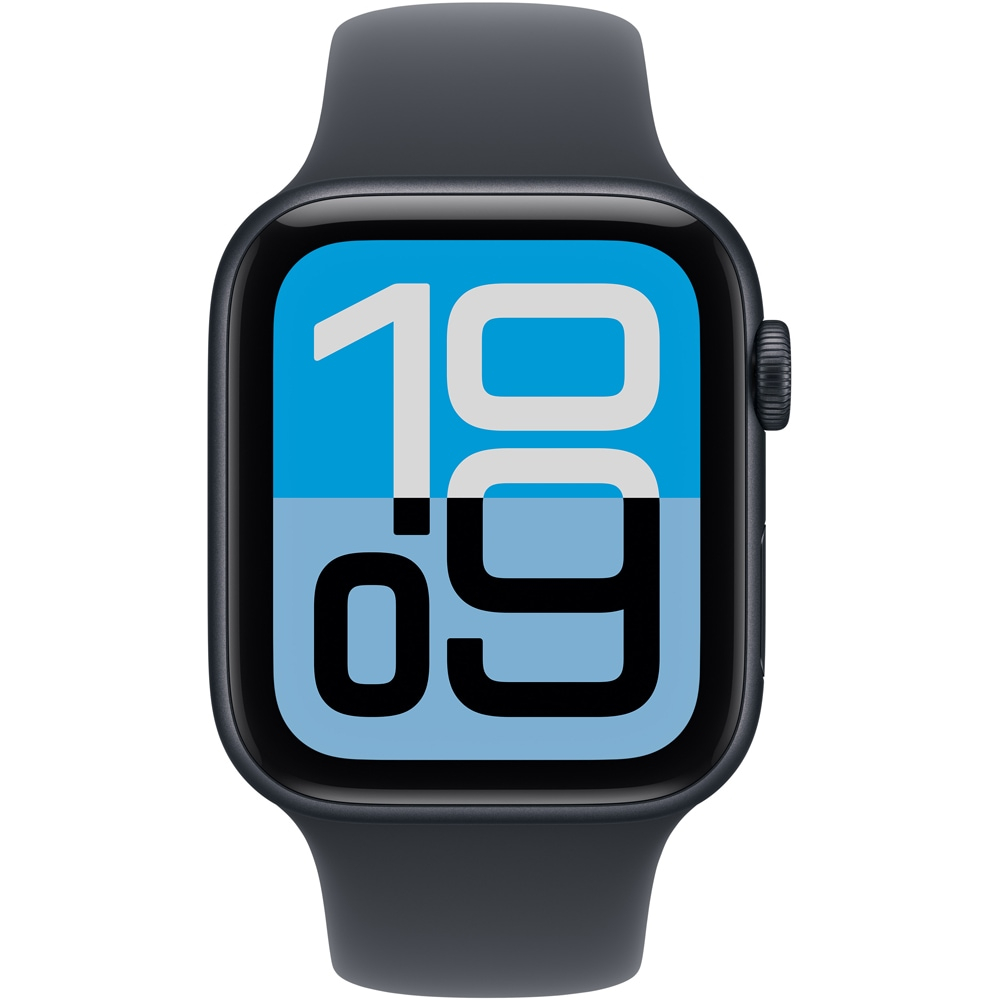 Apple Watch SE 3, GPS, 44 mm, Midnight Aluminium Case, Midnight Sport Band - M/L [2]