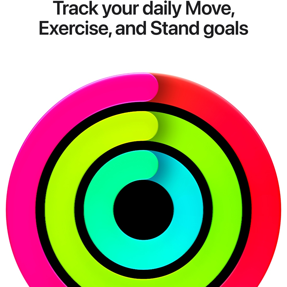 Apple Watch SE 3, GPS, 44mm, Midnight Aluminium Case, Navy Blue Sport Band - M/L [4]