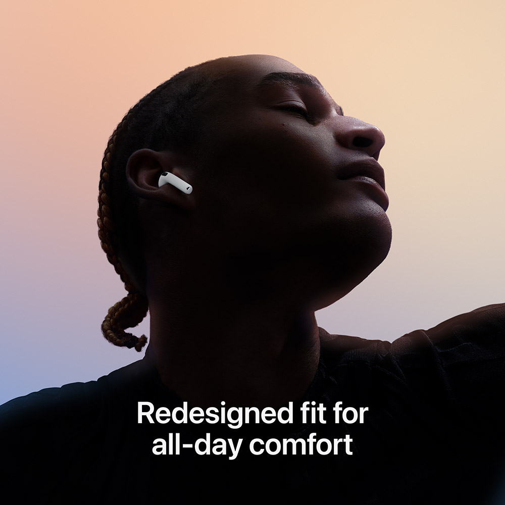 Casti APPLE AirPods 4, True Wireless, Bluetooth, In-Ear, Microfon, Carcasa Incarcare USB-C, alb [3]