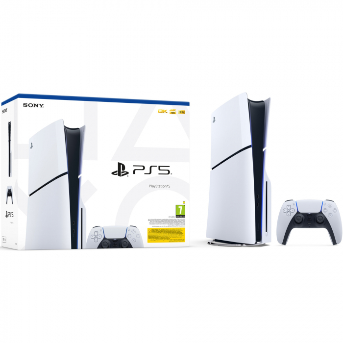 Consola PlayStation 5 Slim (PS5) 1TB, D-Chassis, White [2]