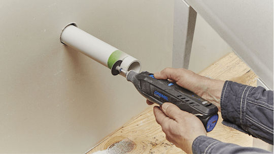 Dremel 8260-5/65 unealta multifunctionala cu acumulator, cu cap rotativ 12 V | 5000 - 30000 RPM | 3,2 mm | 2 x 3 Ah acumulatori + incarcator [3]