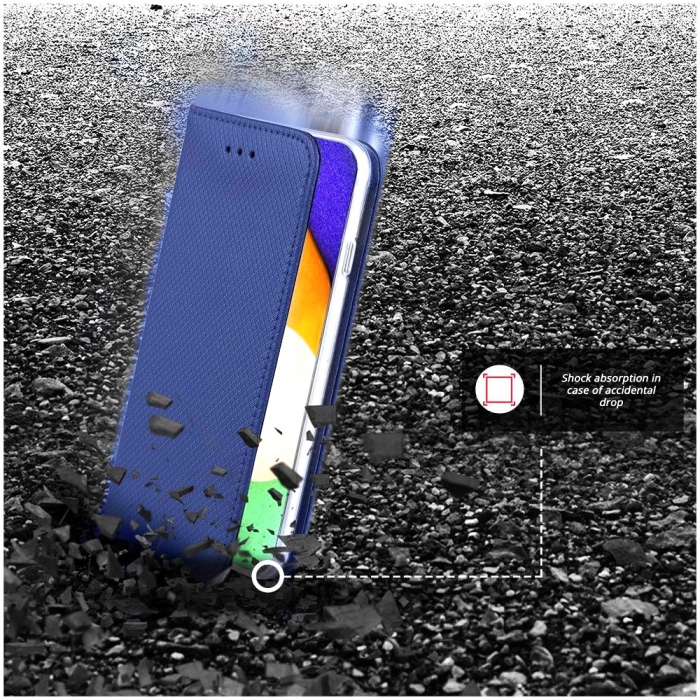 Husa Motorola Edge 60 5G Smart Magnet Albastru [2]