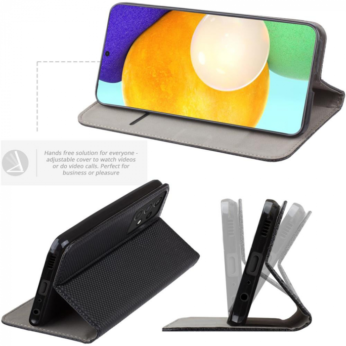 Husa Redmi Note 14 Pro Smart Magnet Negru [2]