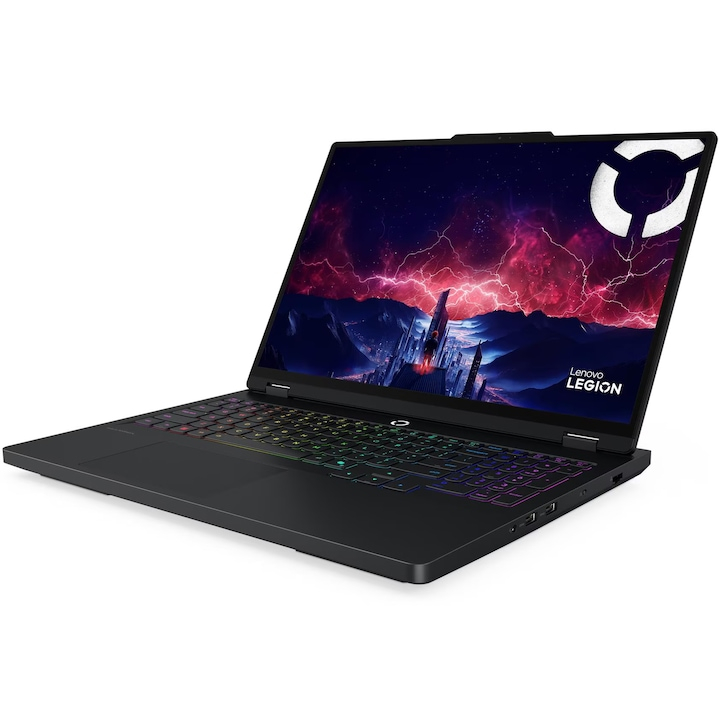 Laptop Gaming Lenovo Legion Pro 5 16ADR10 cu procesor AMD Ryzen™ 9 8940HX pana la 5.3GHz, 16" WQXGA, IPS, 240Hz, 16GB DDR5, 1TB SSD, NVIDIA® GeForce RTX™ 5060 8GB GDDR7, NO OS, Eclipse Black, 3y on-si [2]