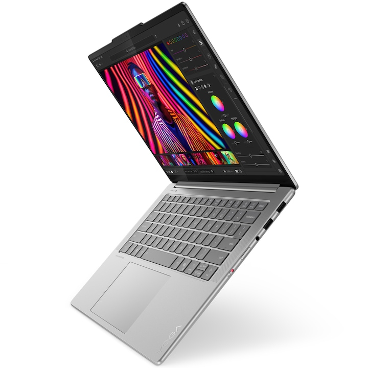 Laptop Lenovo Yoga Pro 7 14IAH10 cu procesor Intel® Core™ Ultra 7 255H pana la 5.1GHz, 14.5" 3K, OLED, 120Hz, Touch, 32GB LPDDR5x RAM, 1TB SSD, Intel® Arc™ 140T, Windows® 11 Home, Luna Grey [3]