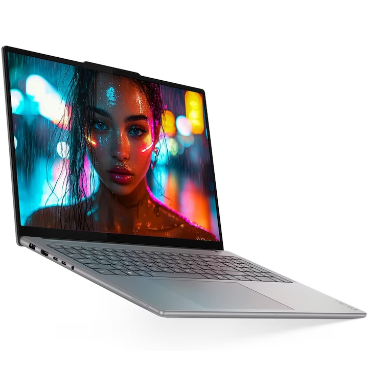 Laptop Lenovo Yoga Pro 9 16IAH10 cu procesor Intel® Core™ Ultra 7 255H pana la 5.1GHz, 16" 2.8K WQXGA+, OLED, 120Hz, 32GB LPDDR5x RAM, 1TB SSD, NVIDIA® GeForce RTX™ 5060 8GB GDDR7, Windows® 11 Home, L [24]