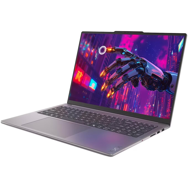 Laptop Lenovo Yoga Pro 9 16IAH10 cu procesor Intel® Core™ Ultra 7 255H pana la 5.1GHz, 16" 2.8K WQXGA+, OLED, 120Hz, 32GB LPDDR5x RAM, 1TB SSD, NVIDIA® GeForce RTX™ 5060 8GB GDDR7, Windows® 11 Home, L [23]