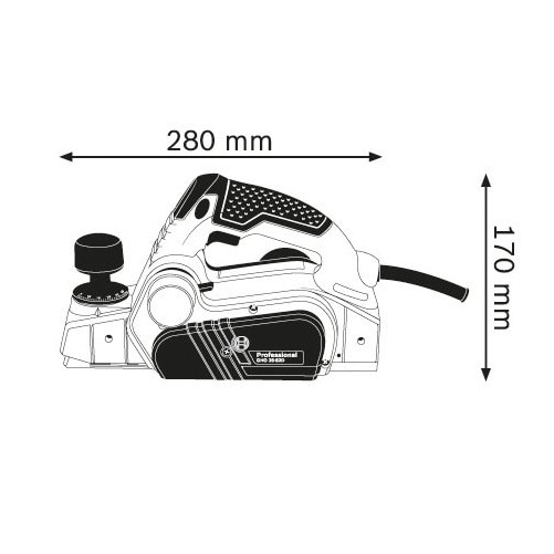Rindea Bosch Professional GHO 26-82 D, 710 W, 0 - 2.6 mm [4]