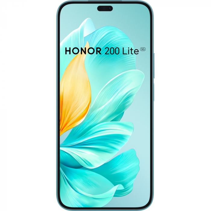 Telefon HONOR 200 Lite 5G, 256GB, 8GB RAM, Dual SIM, Cyan Lake [3]