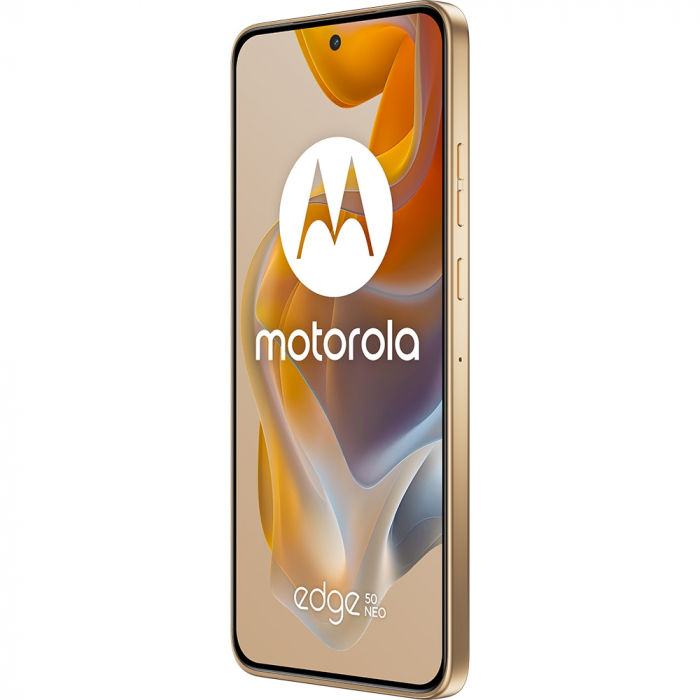 Telefon mobil Motorola Edge 50 Neo, Dual SIM, 256GB, 8GB RAM, 5G, Pantone Latte [4]
