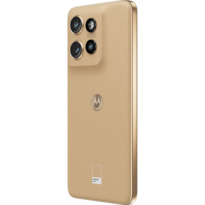 Telefon mobil Motorola Edge 50 Neo, Dual SIM, 256GB, 8GB RAM, 5G, Pantone Latte [6]