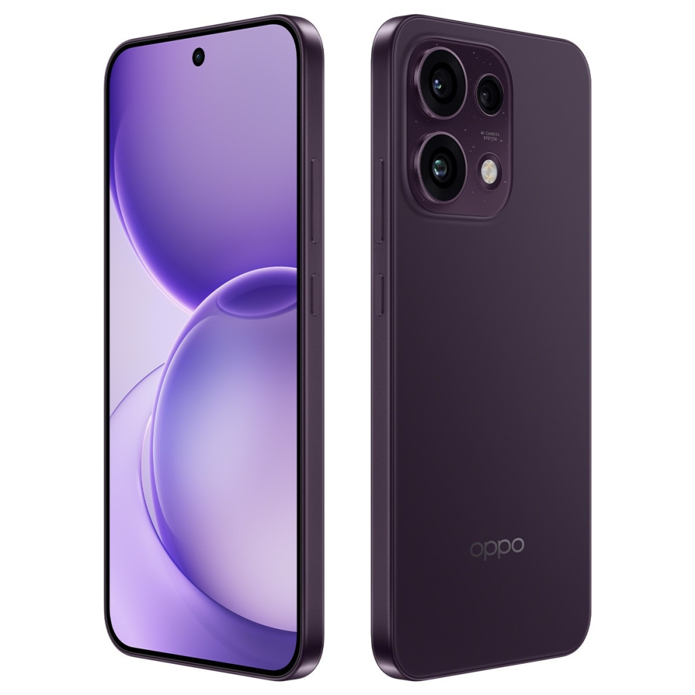 Telefon mobil OPPO Reno 16 F, 256GB, 8GB RAM, 5G Dual SIM, Purple Black + OPPO Bubble E-Badge + Husa MagSafe Luxury Cristal [3]