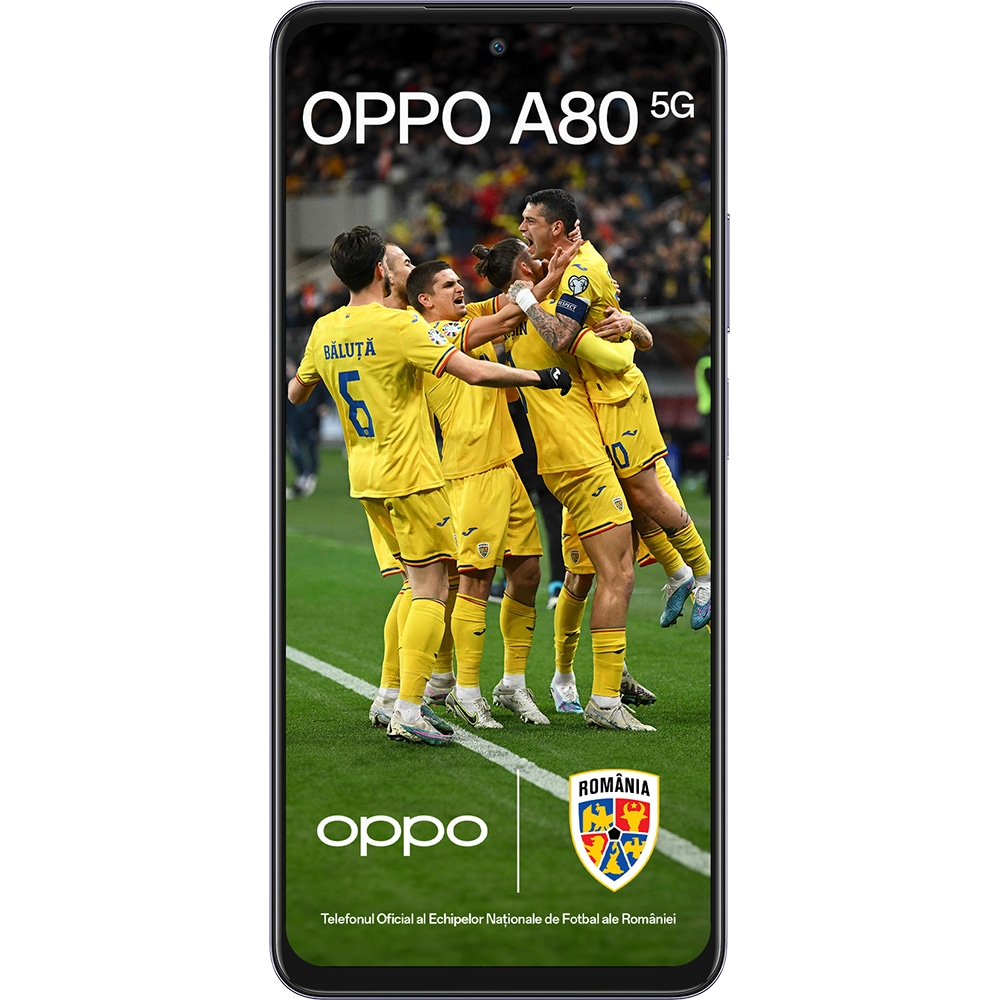 Telefon OPPO A80 5G, 256GB, 8GB RAM, Dual SIM, Moonlight Purple [2]