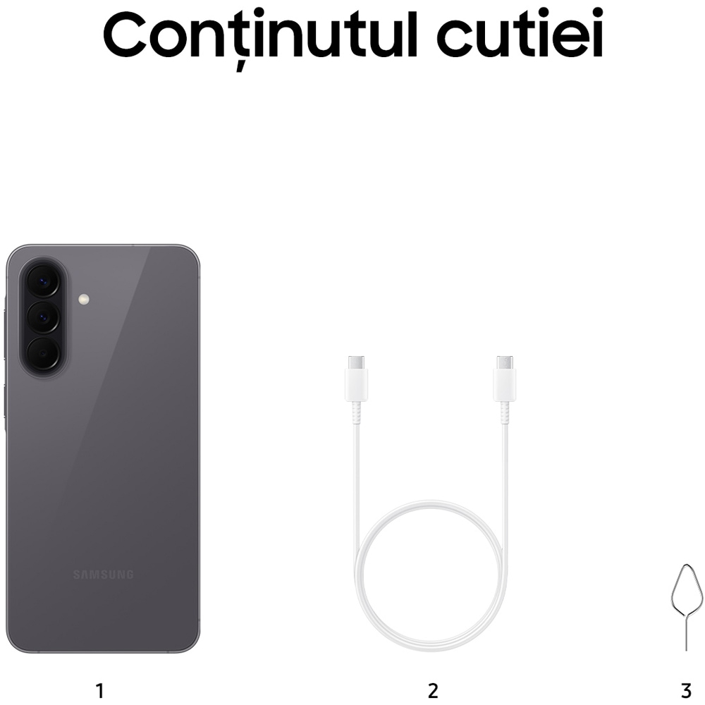 Telefon SAMSUNG Galaxy A57 5G, 128GB, 8GB RAM, Dual SIM, Awesome Gray [10]