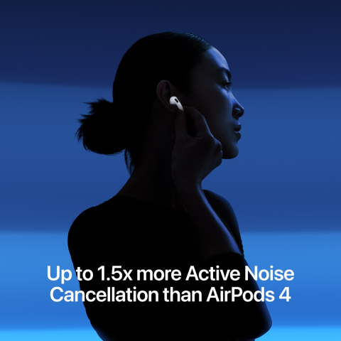 APPLE AirPods 5, True Wireless, Bluetooth, In-Ear, Microfon, Noise Cancelling, Carcasa Incarcare USB-C, alb [3]