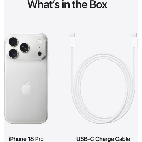APPLE iPhone 18 Pro 5G, 1TB, Silver, eSIM [9]