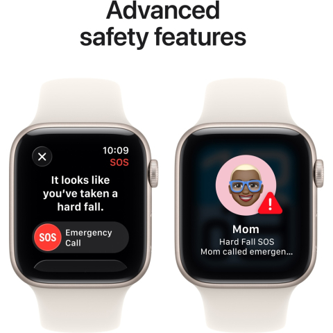 Apple Watch SE 3, GPS, 40 mm, Starlight Aluminium Case, Starlight Sport Band - S/M [6]