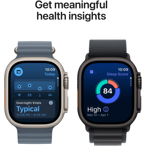 Apple Watch Ultra 3, GPS + Cellular, Carcasa Black Titanium 49mm, Black/Charcoal Trail Loop - S/M [4]