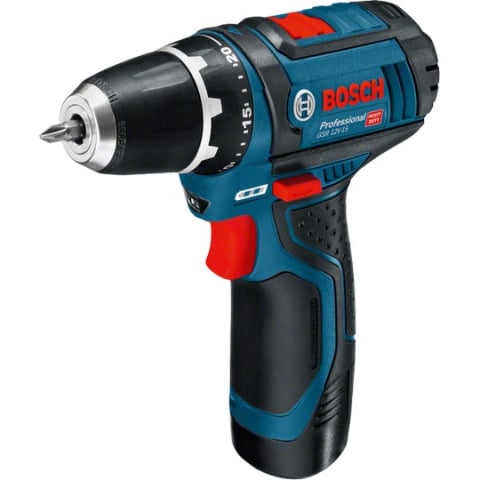 Bormașini - BOSCH GSR 12V-15 - Masina de gaurit si insurubat cu 2 acumulatori, Li-Ion, 12 V, 4 Ah, 30 Nm, led iluminare, geanta textila, accesorii