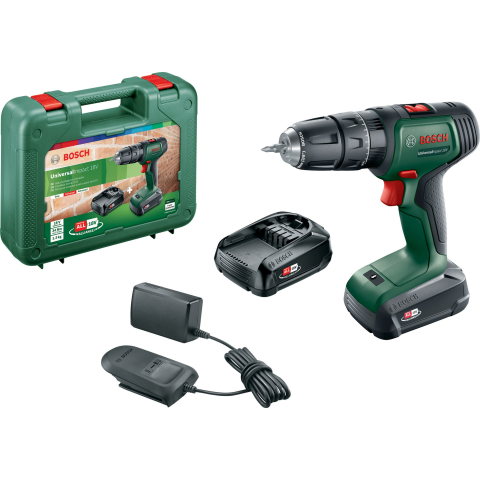 Bormașini - Bosch Masina de insurubat Universal Impact 18V 2x Li-Ion cu carcasa Negru-Verde