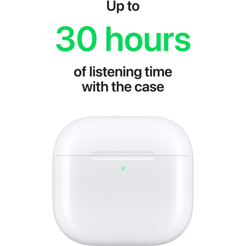 Casti APPLE AirPods 4, True Wireless, Bluetooth, In-Ear, Microfon, Carcasa Incarcare USB-C, alb [5]