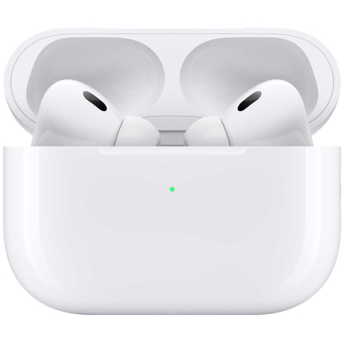 Casti APPLE AirPods Pro (gen.2), True Wireless, Bluetooth, In-Ear, Microfon, Noise Cancelling, Conector USB-C, alb [2]