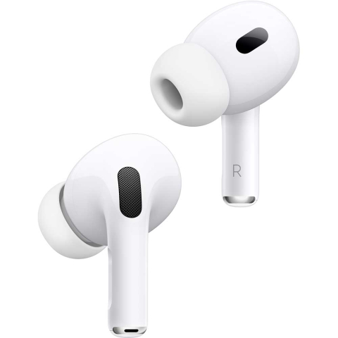Wearables & Gadgeturi - Casti APPLE AirPods Pro (gen.2), True Wireless, Bluetooth, In-Ear, Microfon, Noise Cancelling, Conector USB-C, alb