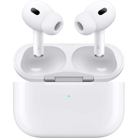 Casti APPLE AirPods Pro (gen.2), True Wireless, Bluetooth, In-Ear, Microfon, Noise Cancelling, Conector USB-C, alb [1]
