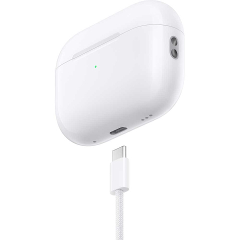 Casti APPLE AirPods Pro (gen.2), True Wireless, Bluetooth, In-Ear, Microfon, Noise Cancelling, Conector USB-C, alb [5]