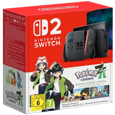 Consola NINTENDO Switch 2, Joy-Con Light Red/Light Blue + Pokemon Legends Z-A [0]