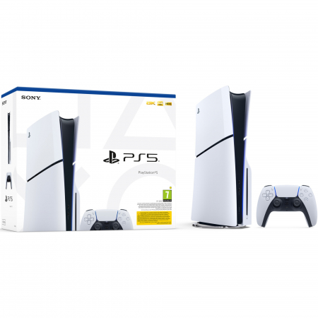Consola PlayStation 5 Slim (PS5) 1TB, D-Chassis, White [1]