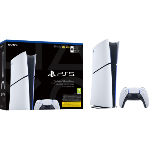Consola PlayStation 5 Slim Digital Edition (PS5) 825GB, E-Chassis, White [1]