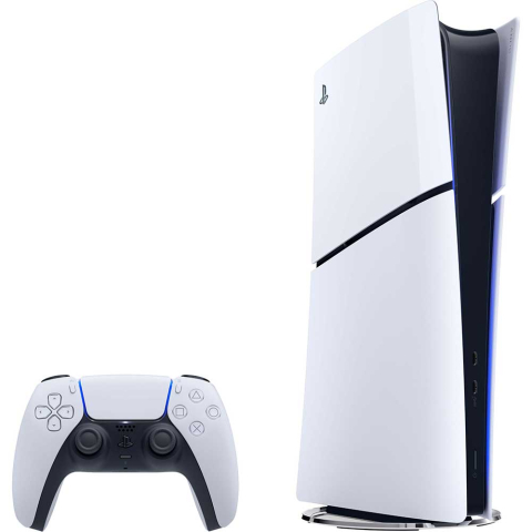 Consola PlayStation 5 Slim Digital Edition (PS5) 825GB, E-Chassis, White [2]