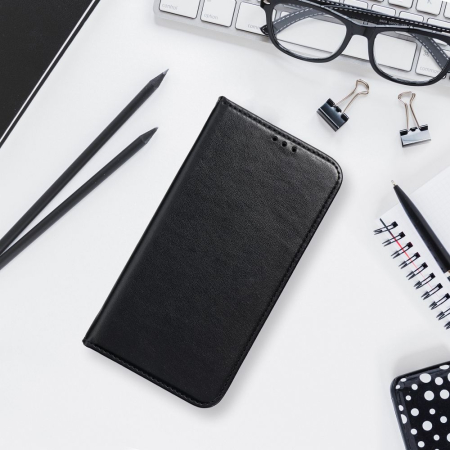 Husa Honor 200 Carte Smart Magnetic Negru [1]