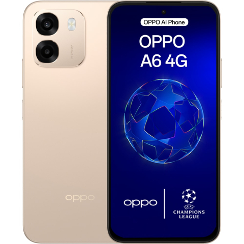 A6 4G - OPPO A6 4G, 256GB, 6GB RAM, Dual SIM, Aurora Gold