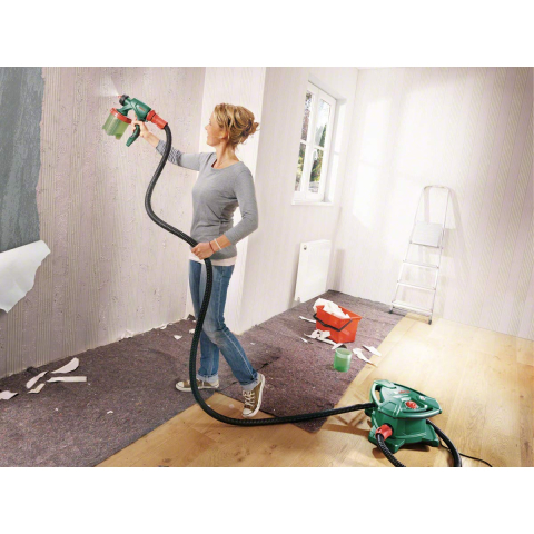 Pistol de vopsit Bosch PFS 5000 E, 1200 W, 1000 ml capacitate rezervor, 500 ml/min capacitate pompare, 4 m lungime furtun, accesorii incluse [4]