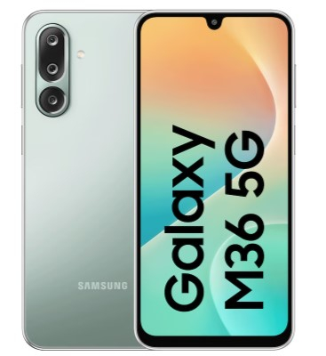 GALAXY M36 5G - Samsung Galaxy M36 5G, 6GB RAM, 128GB, Serene Green