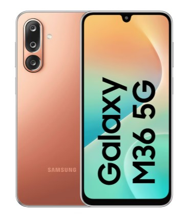 GALAXY M36 5G - Samsung Galaxy M36 5G, 6GB RAM, 128GB, Haze Orange
