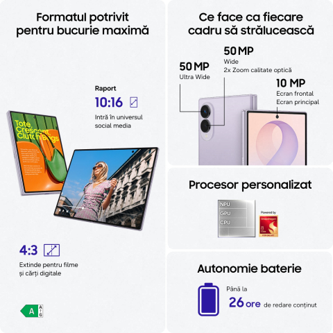 Samsung Galaxy Z Fold8, 12GB RAM, 256GB, 5G, Graphite [2]