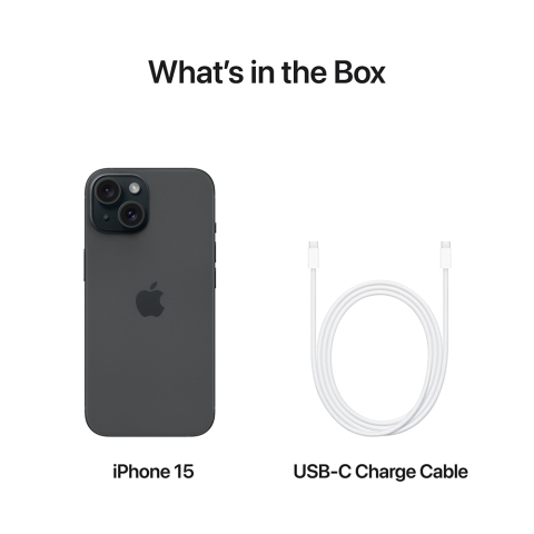 Telefon APPLE iPhone 15 5G, 128GB, Black [4]