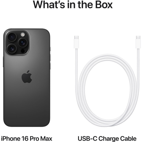 Telefon APPLE iPhone 16 Pro Max 5G, 256GB, Black Titanium [6]