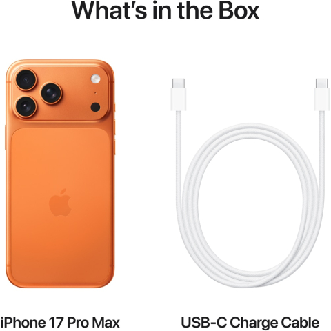 Telefon APPLE iPhone 17 Pro Max 5G, 512GB, Cosmic Orange [4]