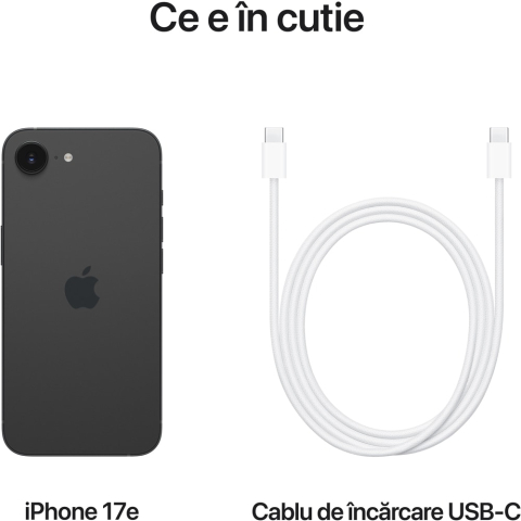 Telefon APPLE iPhone 17e, 256GB, Black [5]