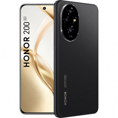 Telefon HONOR 200 5G, 512GB, 12GB RAM, Dual SIM, Black [0]