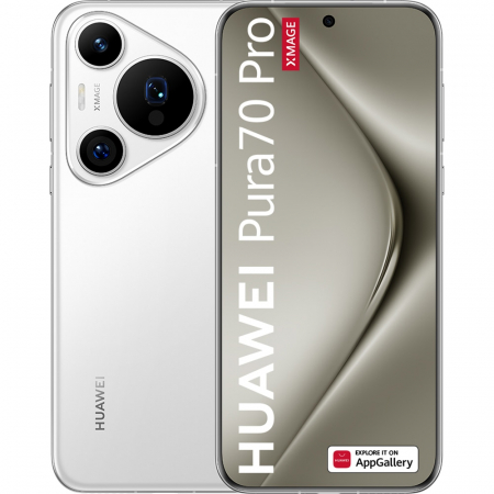 Telefon HUAWEI Pura 70 Pro, 512GB, 12GB RAM, Dual SIM, White [0]