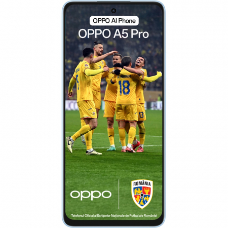 Telefon mobil OPPO A5 Pro, Dual SIM, 8GB RAM, 256GB, 4G, Feather Blue [1]