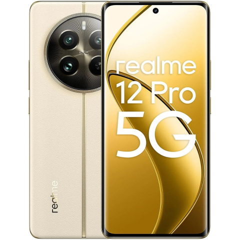 12 PRO 5G - Telefon mobil Realme 12 Pro, 8GB RAM, 256GB, 5G, Navigator Beige
