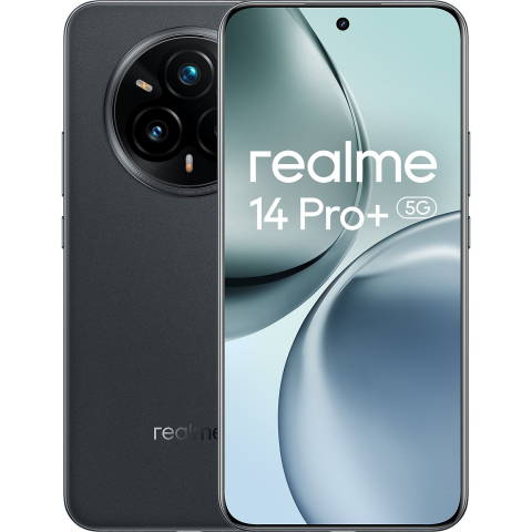 14 PRO PLUS 5G - Telefon mobil Realme 14 Pro+, Dual SIM, 12GB RAM, 256GB, 5G, Suede Grey
