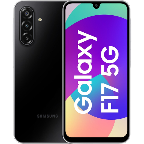 Telefon mobil Samsung Galaxy F17, 128GB, 4GB RAM, 5G, Neo Black [0]